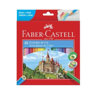 Imagem de Lápis de cor 48 cores Faber - Faber-Castell