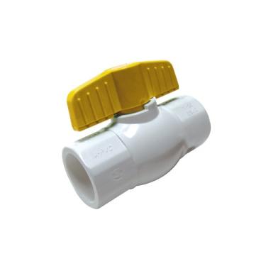 Imagem de ProChannel Válvula esférica VBVP40E4PA com solvente de PVC S40 X solvente, 1,9 cm