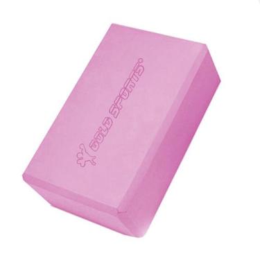 Imagem de Bloco Para Yoga Pilates e Rpg Gold Sports Em Eva, Único, Unissex, Rosa