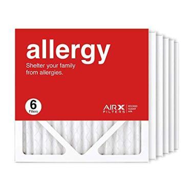 Imagem de AIRX FILTERS WICKED CLEAN Air. Filtro de ar 12 x 12 x 1 MERV 11 Plissado HVAC AC Filtro de ar para forno, Allergy, pacote com 6, feito nos EUA