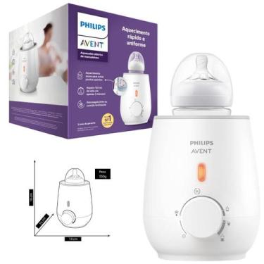 Imagem de Aquecedor De Mamadeiras Philips Avent Branco - SCF355/07, 110V
