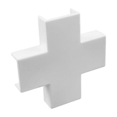 Imagem de Acabamento Para Canaleta Cruzeta 10x20mm Branco Ilumi - 6207