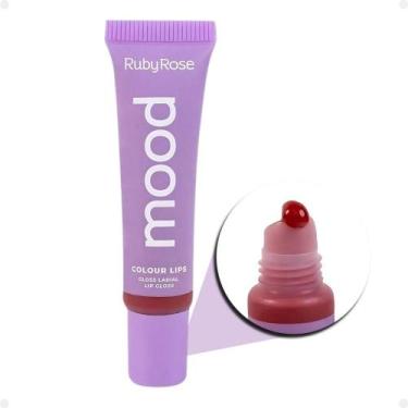 Imagem de Gloss Labial Ruby Rose Mood Colour Lips Lively Hb-7201-2