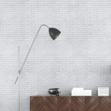 Imagem de Papel de Parede Adesivo Tijolo Branco NP109 0,58x2,5M - Adesivo BR