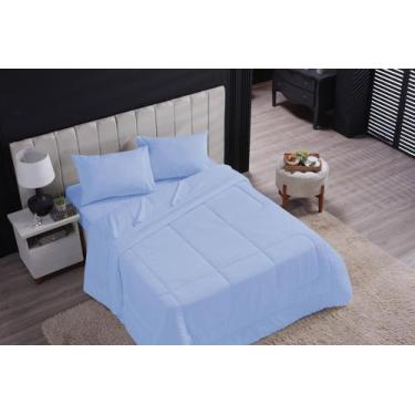 Imagem de Edredom liso queen size avulso 100% algodão percal 200 fios - COTRIM C