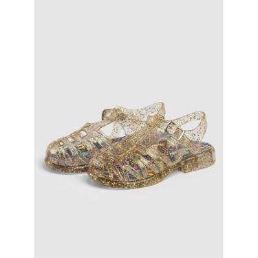 Imagem de Sandália Dourada  Infantil Menina - Molekada, 27/28