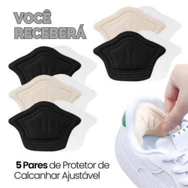 Imagem de Kit Protetor Adesivo De Calcanhar Tendão Aquiles Ajustável Sapatos - E