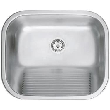 Imagem de Tanque de Encaixe em Aço Inox Acetinado 50X40cm, Tramontina, 94400107