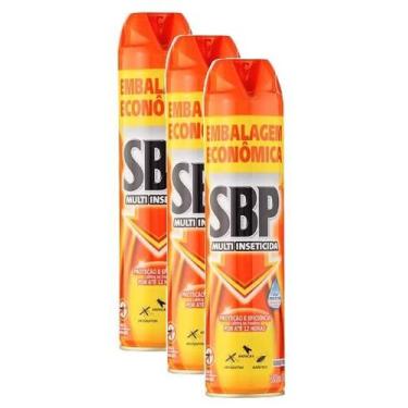 Imagem de 3 Multi inseticida Sbp Sem Cheiro Embalagem Econômica 380ML