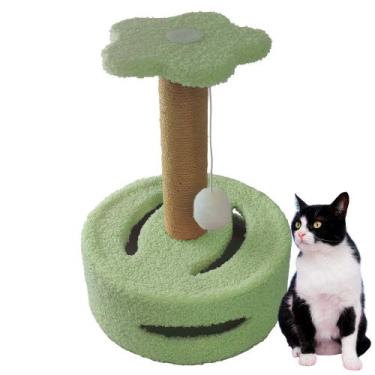 Imagem de Arranhador para Gatos Bola Brincadeira Arranhar Brincar Pet Shop Sisal