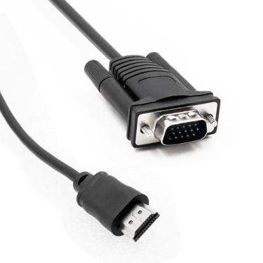 Imagem de Cabo Conversor Adaptador Hdmi Macho X Vga Macho 1.8 Metros - Lotus
