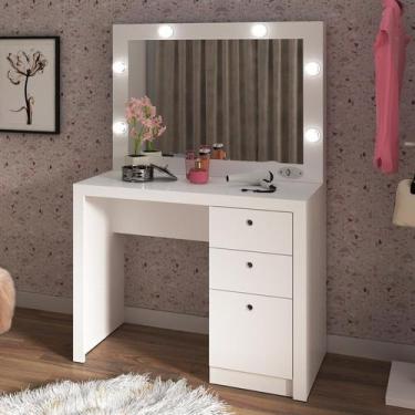 Imagem de Penteadeira PE2010 Branca Tecnomobili, Branco