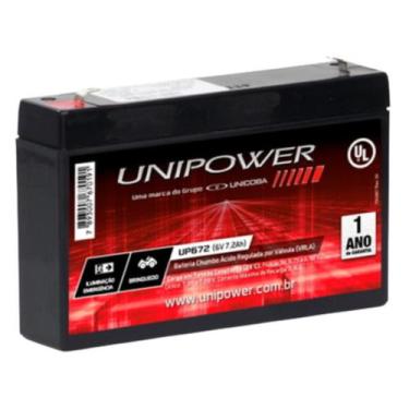 Imagem de Bateria Para Luz De Emergência Up672 - Unipower