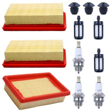 Imagem de Hyceker Kit de ajuste de filtro de ar BR420 para Stihl BR340 BR340L BR380 BR420C Magnum SR420 SR340 SR380 mochila soprador vela de ignição filtro de gás ilhós peças de manutenção 4203 141 0301, 4203