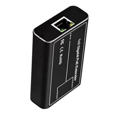 Imagem de Extensor PoE de 2 portas 1000Mbps, extensor fonte de alimentação 1 em 2 saídas para câmera PoE/dispositivo PoE para cabo Cat5e, Cat6, Cat6e, UTP