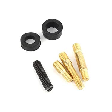 Imagem de Antena Curta de Carro de Alumínio Com Parafuso de Fibra de Carbono Preto 3,5 Cm Universal, Largura Superior 1 Cm, para Decorações Externas de Carro