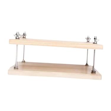 Imagem de Fancyes Prensa de encadernação de livros de madeira, ferramenta de encadernação de livros multiuso, máquina de prensa de papel plano para cartões, documentos, Duas Camadas