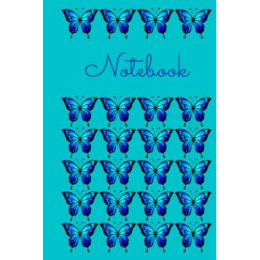 Imagem de Notebook Papillon: Carnet de notes I Notebook pour tous, journal 6’’ x 9’’ (15,24 x 22,86 cm) original de 100 pages lignées.