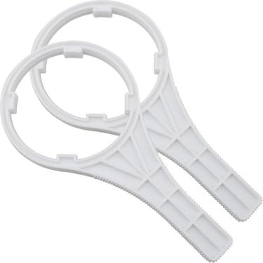 Imagem de MEETOOT Purificador de água, 2 peças, chave dispensadora de água, purificador de água, acessórios universais, filtro de 25,4 cm, filtro de garrafa, carcaça, chave inglesa, invólucro de membrana,