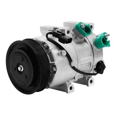 Imagem de Compressor de ar condicionado automático A/C AC com embreagem compatível para Hyundai Sonata 2012-2014 2.4L Compatível para KIA Optima 2010-2015 2.0L 2.4L