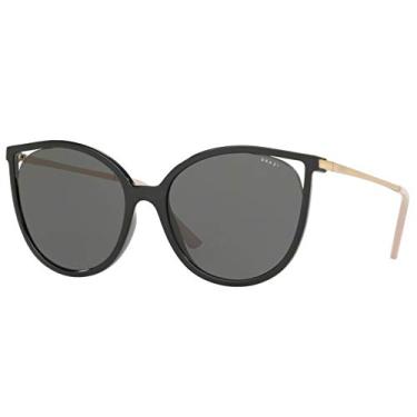 Imagem de OCULOS SOL GRAZI GZ4036 G703 57 PRETO BRILHO LENTE CINZA