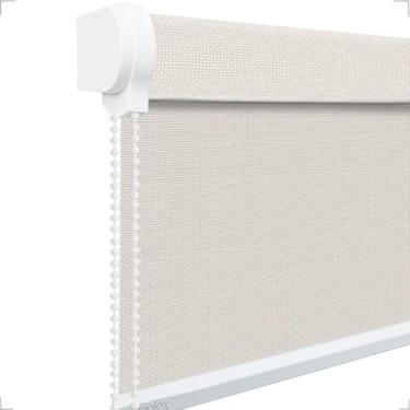 Imagem de Cortina Persiana Rolô Tela Solar 3% (Bege) 1,70(lar) X 1,40(alt)