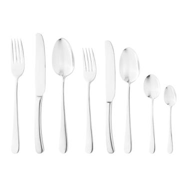 Imagem de WOLFF Faqueiro de Aço Inox Oxford 48 Peças Sem Estojo - Jogos de Talheres - Mesa Posta - Utensílios de Cozinha, Enxoval, Casamento, Decoração
