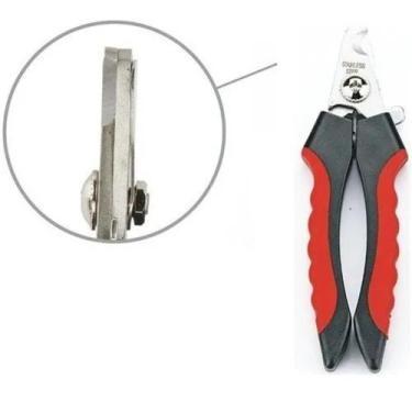 Imagem de Alicate unhas cabo emborrachado - pet - Ideal Pet, Grande
