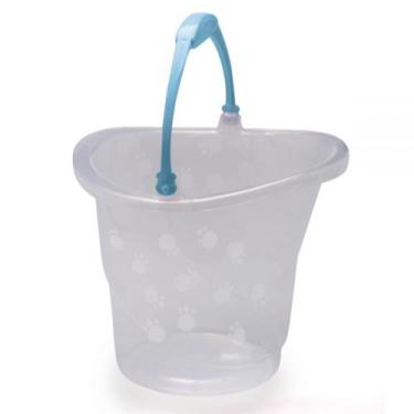 Imagem de Balde Infantil, Adoleta Bebê - Cajovil, Transparente Azul