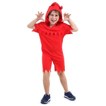 Imagem de Fantasia Diabo Pop Infantil 910440-m Sulamericana Fantasias Vermelho 6/8 Anos