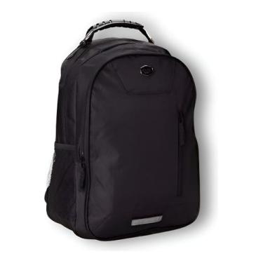 Imagem de Mochila Masculina Impermeável Faculdade Alça Reforçada - Clio, Preto, 