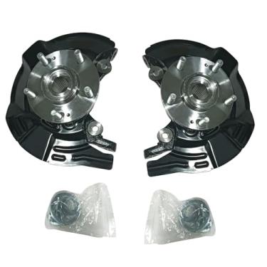 Imagem de Forlevlaep Par de juntas de direção dianteiras e rolamentos do cubo da roda para Hyundai Sonata 5172038110, 517503K000, 517562T850