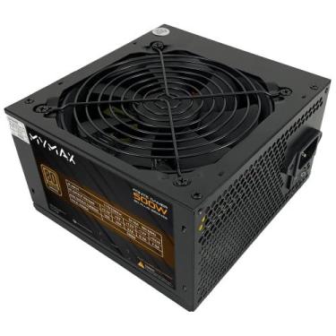 Imagem de Fonte Atx 500w Semi Modular 80 Plus Bronze Pfc Ativo Mymax