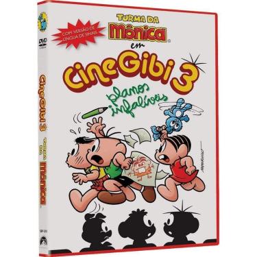 Imagem de Dvd Turma Da Mônica - Cine Gibi 3 - Coleção Com 7 Episódios