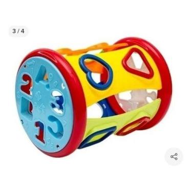 Imagem de Brinquedo Cilindro Mágico Didático Educativo - Pica Pau 
