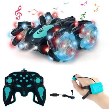 Imagem de Car de acrobacias RC Zokugar Gesture Sensing 360° gira para meninos de 6 a 12 anos