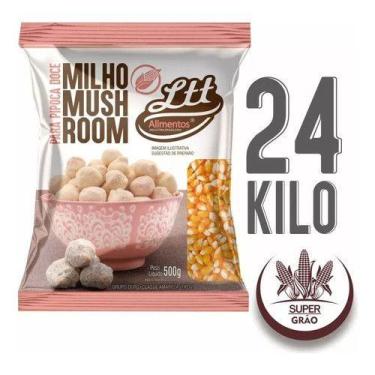 Imagem de Milho Pipoca Mushroom Gourmet Fardo 24kg Grão Ltt Alimentos - NoBrand