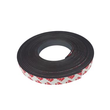 Imagem de Fita Imã Magnética Perfil Flexível Magnético Adesivo -5mts