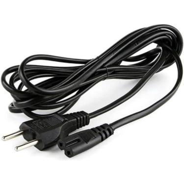Imagem de Cabo De Força Bipolar Notebook Ps3 Ps4 Ps5 Rádio 1,2M
