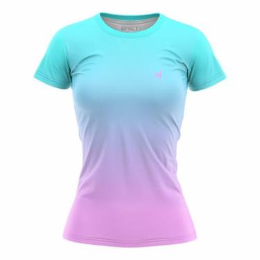 Imagem de Camiseta Feminina Efect Azul Lilás, P