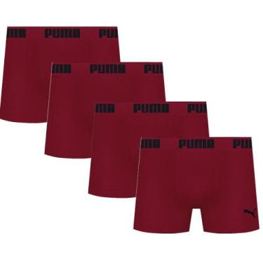 Imagem de 4 Cuecas Boxer Box Sem Costura Masculina Adulta Microfibra - Selene, P