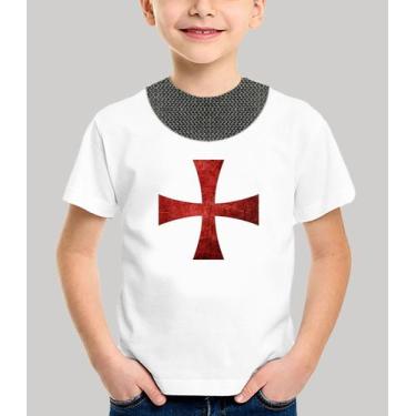 Imagem de Camiseta adulto e infantil Cavaleiro Templário Medieval - Balisarts, C