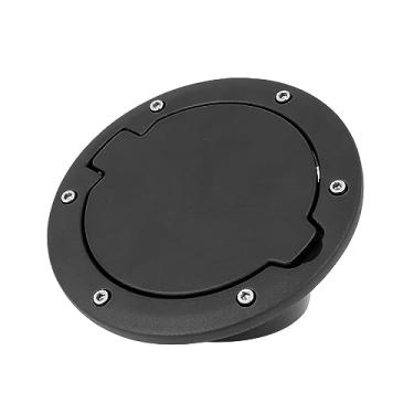 Imagem de X AUTOHAUX Tampa de porta de enchimento de combustível para carro para Jeep Wrangler JK Unlimited 2007-2017