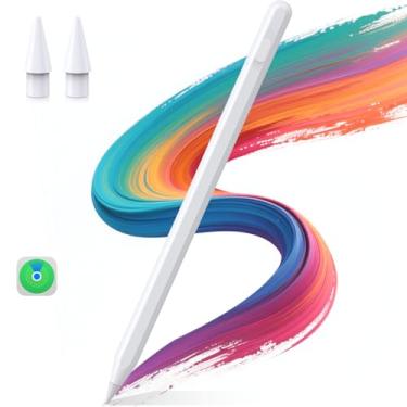 Imagem de Tresoba Caneta Stylus Findmy para Apple iPad Pencil, carregamento rápido USB-C para iPad Pen com atalhos/sensibilidade de inclinação, trabalho 2018-2025 iPad 6/7/8/9/10/A16 e Air 3/4/5/M2, Mini 5/6/7