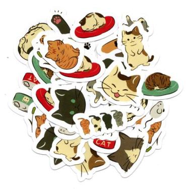 Imagem de Adesivos Decorativos Scrapbook Planner 45 Peças Cats - Doce Ternura, C