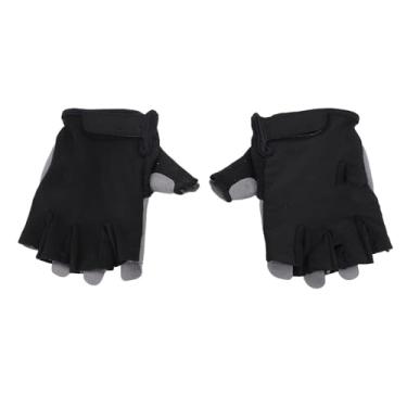 Imagem de Luvas de Bicicleta de Estrada, Luvas Bicicleta Respirável Meio Dedo (M)