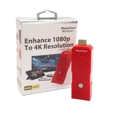 Imagem de Mcbazel Adaptador de resolução PhotoFast 4K Gamer+ 1080p para 4R para Switch/Switch OLED/WiiU/PS4/Chrome Cast/TV