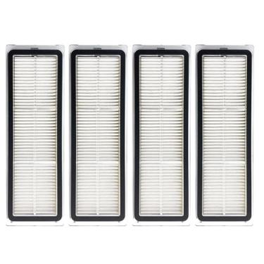 Imagem de HUAYUWA Kit de acessórios de aspirador de pó compatível com Dreame Z10/Z10pro/L10plus/D10plus/D10Splus, peças de reposição para aspirador de pó robô (4 filtros HEPA)
