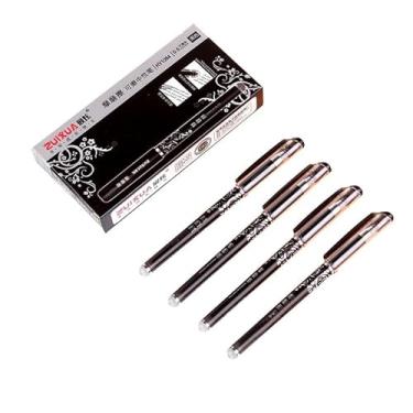 Imagem de Caneta Azul Apagável Kit com 5 Unidades Preto (Preto-20 Unidades)