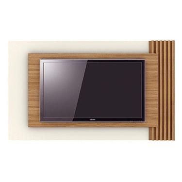 Imagem de Painel Home P-tv Até 65 Polegadas Pl3003 Ripado 200x120cm Natural-off White - Tecno Mobili